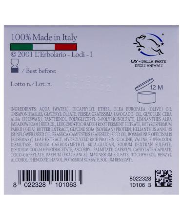 LErbolario Risposta Night Cream - Moisturizing Face Moisturizer with Shea Butter 1.6 oz - Nourishing & Cruelty-Free Shipping Worldwide - Buy Online on GoSupps.com