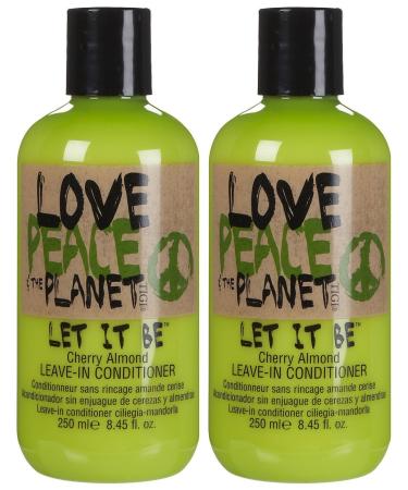 TIGI Love Peace and The Planet Let it Be Leave-In Conditioner Cherry Almond 8.45 Ounce