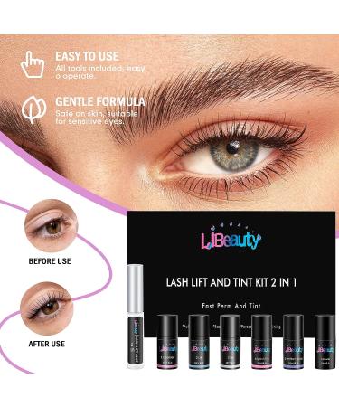 Libeauty Eyelash Lift and Color Kit: Brow Lamination, Perm, & Voluminous Coloring Set - DIY & Salon Supplies - Buy Online on GoSupps.com