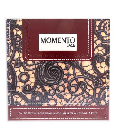 Armaf Momento Lace for Women Eau de Parfum Spray 3.4 Ounce - Buy Online on GoSupps.com