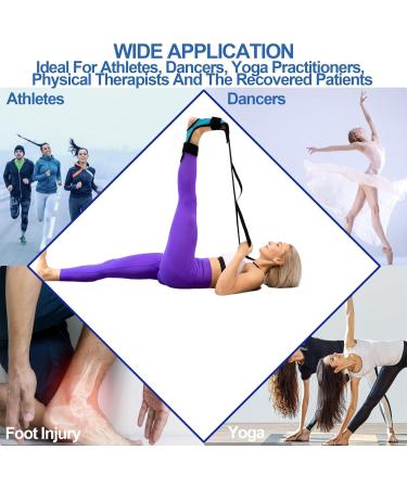 EXCYINSI Fascia Stretcher & Plantar Fasciitis Stretcher - Calf and Foot Stretcher for Relieving Plantar Fasciitis Achilles Hamstring Heel Spurs&Drop Foot Adjustable Yoga Strap for Dance&Gymnastics - Buy Online on GoSupps.com