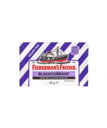 Fisherman's Friend Blackcurrant Menthol Lozenges 25g (Pack of 5)