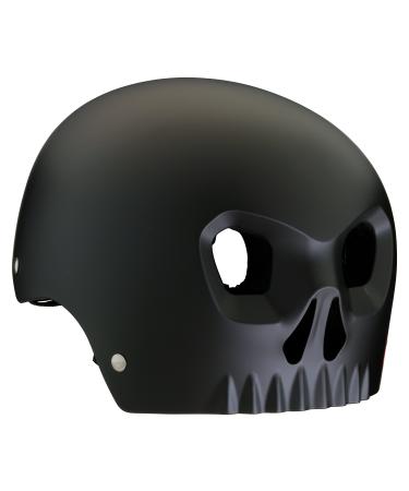 Mongoose Street Hardshell Skull Youth Bike Helmet, Multi Sport, Multiple Colors Black