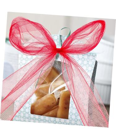 NUOBESTY 4 Rolls Tulle Roll Mesh Roll Delicate United States Baby Red 0.01X15X2285CM - Buy Online on GoSupps.com