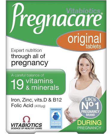 Pregnacare Original 30 Tablets by Vitabiotics | Essential Prenatal Nutrition - Buy Online on GoSupps.com