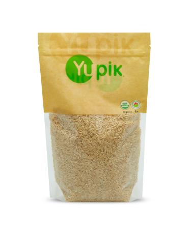 Yupik Organic Brown Rice Long Grains 1 kg Non-GMO Vegan Gluten-Free Kosher Salt-Free Source of Fiber & Iron Easy Preparation Ideal for Recipes Side Dishes Salads & More 1 kg (Pack of 1)