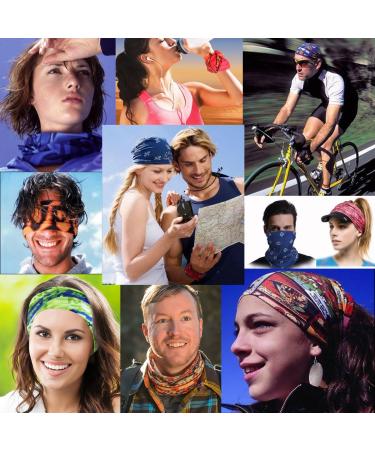 Toes Home 6PCS Outdoor Headband Elastic Seamless Bandana Set - Boho Series for Yoga & Hiking - Buy Online on GoSupps.com