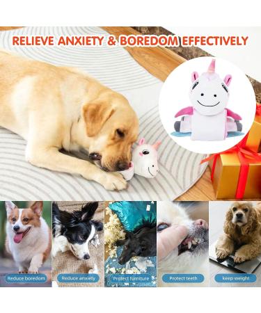 Intelligent Sniffing Toys for Dogs | Stress-Relief & Food Training | Unicorn Rosa Roll for Puppies & Medium Dogs - Buy Online on GoSupps.com