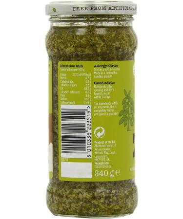 Zest Basil Vegan Pesto 340g - Authentic Italian Flavor - Pack of 1 - Buy Online on GoSupps.com