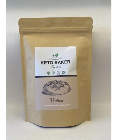 Keto Baker London Bread and Cake Mix - Walnut Loaf Baking Mix Vegan Gluten-Free and Low-Carb