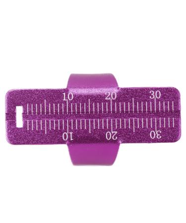 Endo Gauge Finger Ruler Endodontic Span Measuring Scale Instruments Ring for (Purple)