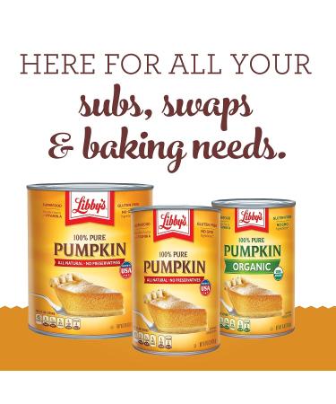 LIBBY'S Pure Pumpkin Tray Pack 15 Oz - 8 Count | Premium Quality Pumpkin for Baking | Shop Now! - Buy Online on GoSupps.com