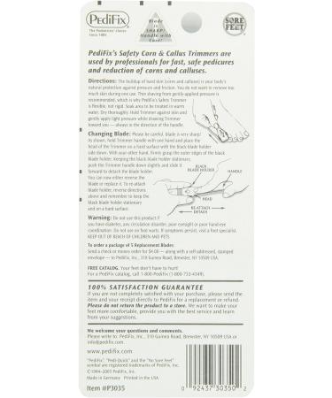 PediFix Pedi-quick Safety Corn and Callus Trimmer - 1 Count, Pack of 1 - Buy Online on GoSupps.com