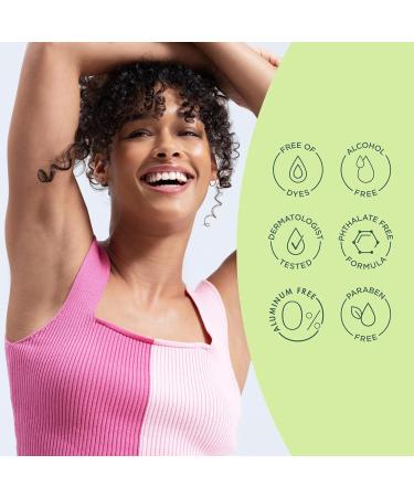 Ban Invisible Roll-On Aluminum-Free AHA Deodorant for Women and Men Aluminum Free 48-Hour Odor Protection Unscented 2.3 Oz - Buy Online on GoSupps.com