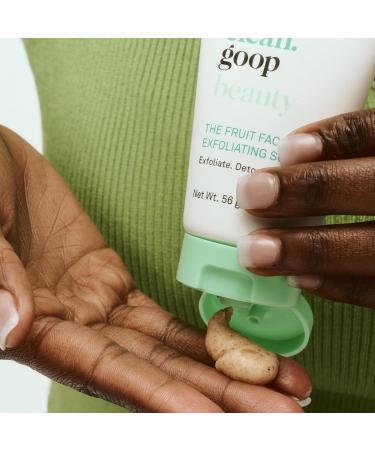 Good.Clean.Goop Beauty Fruit Facial Exfoliating Scrub | AHA Glycolic Acid & Grape Seed Exfoliant | Gentle Face Exfoliator for Smooth Skin | Cruelty Free | 2 fl oz - Buy Online on GoSupps.com