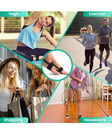 Buy Arch Support Braces & Straps for Plantar Fasciitis Relief | Adjustable Arch Pads for Flat Feet & High Fallen Arches - 2 Pairs Included - Buy Online on GoSupps.com