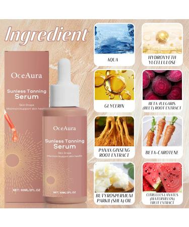 The Face S rum de Bronzage gouttes de bronzage instantan es concentr d'autobronzant fluide la texture ydratation intense fluide la texture l g re La plupart Types de Peaux (60 ml s rum) - Buy Online on GoSupps.com