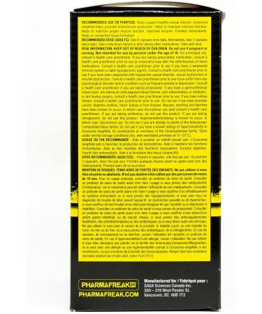 Pharmafreak Test Freak 2.0 - 180 ct New and Improved Version - Ultimate Test Booster - Shown to Improve Performance Energy Sleep Strength and Boost Testosterone - Buy Online on GoSupps.com