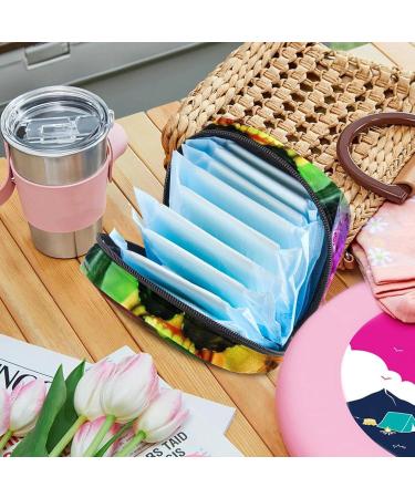 Halloween Flower Portable Period Storage Bag for Women & Girls | Menstrual Cup & Breastfeeding Pillow Holder - Buy Online on GoSupps.com