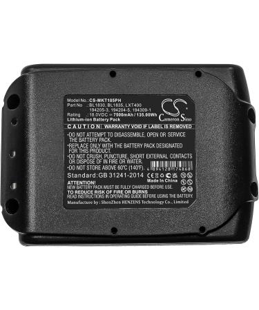 Replacement Battery for Makita XST01M XST01Z XVJ02Z XVJ03Z - 7500mAh/18V Compatible with Part Numbers 194309-1 197265-04 BL1415 - International Shipping Available - Buy Online on GoSupps.com