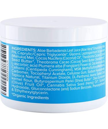 Organic Shingles Pain Relief Cream - Nerve Pain & Anti Itch Relief for Skin - Fast Relief for Dry Cracked and Itchy Skin - Rash & Eczema Cream (8oz) - Buy Online on GoSupps.com