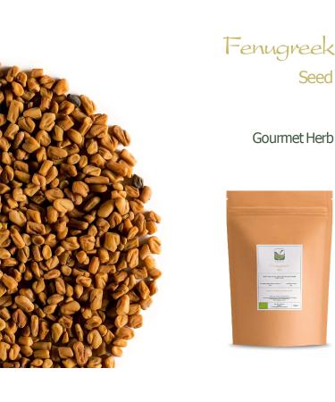 Organic Fenugreek Seeds - Culinary Grade - 100g (Pack of 1) | Real Trigonella Foenum-graecum - Buy Online on GoSupps.com