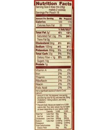 Betty Crocker Chocolate Chip Cookie Mix 17.5oz Pouch (Pack of 4) - 4.36 Pounds Total - Buy Online on GoSupps.com