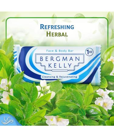 Bergman Kelly Hotel Soap Bars White Tea 1 oz 100 PK - Luxury Bulk Amenities for Airbnb, Motel & Guest Bath - Buy Online on GoSupps.com