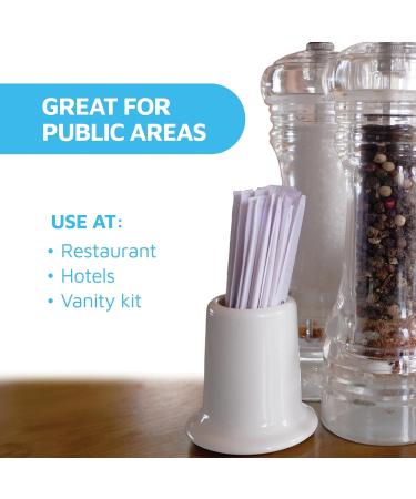 Montopack Eco-Friendly Wooden Toothpicks | Bulk 1000 Individually Wrapped Double Pointed Picks for Appetizers Cocktails & Cleaning - Buy Online on GoSupps.com