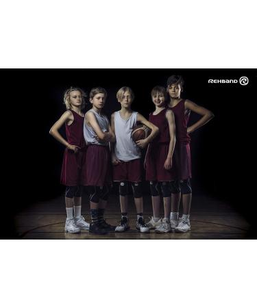 Rehband Rx Knee Support Jr. - Black - Large Sleeve for Kids | Best International Shipping - Buy Online on GoSupps.com