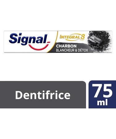 Signal Nature Elements Charcoal Toothpaste Whitening and Detox 75ml Tube - Buy Online on GoSupps.com