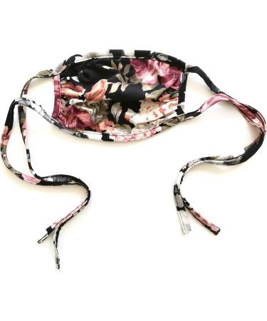Star Vixen Dark Floral Washable Fashion Face Mask - One Size (Pack of 1) | International Shipping Available - Buy Online on GoSupps.com