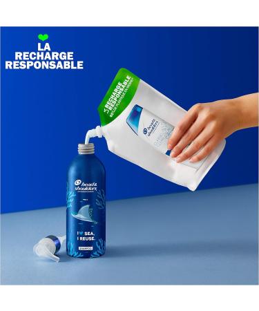 Head & Shoulders Classic Anti-Dandruff Shampoo Eco-Friendly Plastic-Free Refillable Bottle (430 ml Bottle Already Filled) - Buy Online on GoSupps.com
