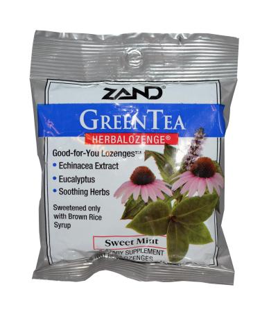 Zand GreenTea Herbalozenge Sweet Mint 15 Lozenges