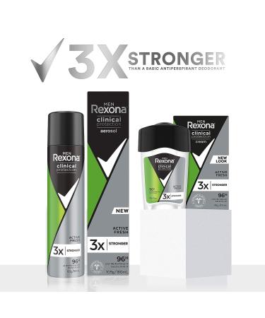 Rexona Men Clinical Protection Antiperspirant Deodorant Cream 45ml - Sweat-proof Confidence - Buy Online on GoSupps.com