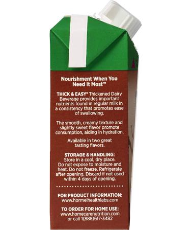Thick & Easy Thickened 2 Chocolate Nectar Dairy Beverage 8oz (Pack of 27) - Buy Online on GoSupps.com