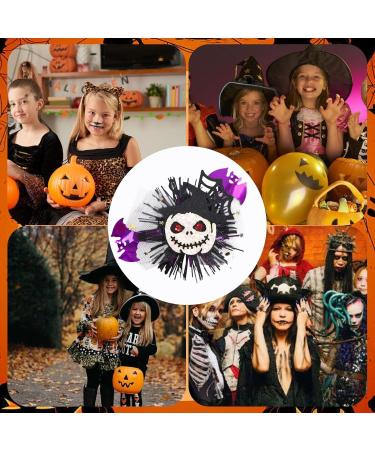 Holiday Horror Duckbill Clip Halloween Headdress Halloween Headdress Partys Decor | Halloween Clips Non-slip Holiday Black Glittery Hairpin For Adults Kids - Buy Online on GoSupps.com
