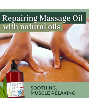 Relaxing Massage Oil - Arnica Calendula & Aloe Vera | Soothing & Moisturizing Body & Facial Oil | Rosemary & Eucalyptus - 500ml - Buy Online on GoSupps.com
