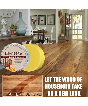 Natural Wood Polish & Wax Oil Care - Multi-Purpose Furniture Polish for Wood Cleaning & Buffing (80G) - Restore Gloss Finish - Buy Online on GoSupps.com