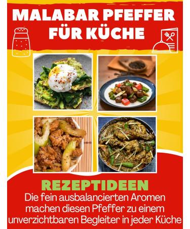 Organic Malabar Black Pepper Whole 1000g | Premium Kerala Spices | OmVeda Organic Black Pepper for Cooking | 1 Kg - Buy Online on GoSupps.com