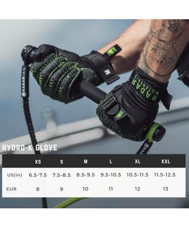Radar Hydro-K Inside-Out Glove - Matte Black/Volt Green, Size Medium - Buy Online on GoSupps.com