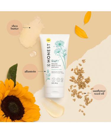 Buy The Honest Company Head to Toe Healing Ointment | Gentle & Hypoallergenic for Baby | Vegan Allantoin-Powered | 5 oz - International Shipping Available - Buy Online on GoSupps.com