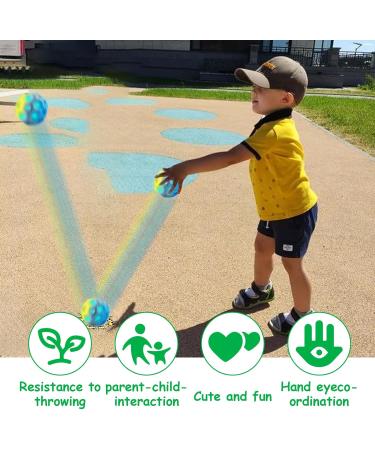 Buy Binggunyo 6-Piece Glow Moon Ball Set | Astro Jump & Galaxy Bounce Balls | High Jump Rubber Balls for Kids - Buy Online on GoSupps.com