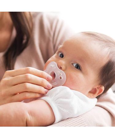 Evenflo Feeding Balance Plus Stage 1 Cylindrical Baby  Newborn and Infant Pacifier - Developed with Pediatric Feeding Specialists - 0 to 6 Months (Pack of 6) 6 Count (Pack of 1) Clear - Buy Online on GoSupps.com