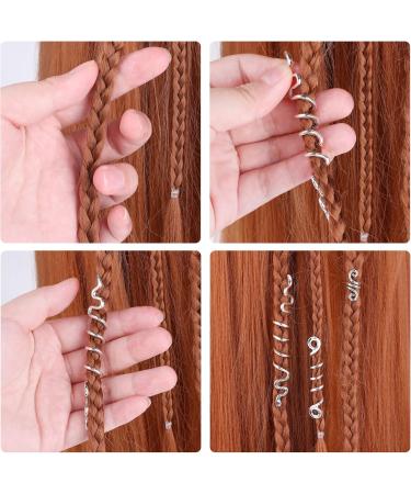 WLLHYF 6 Pieces Loc Snake Hair Braid Accessories Metal Hair Clips Decoration Spiral Serpent Celtic Hair Cuffs Dreadlock Spiral Coil Hair Jewelry for Women Girls - Buy Online on GoSupps.com