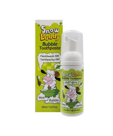 Kids Foam Toothpaste with Mint Flavor, Anti Cavity with Low-Fluoride, Foam Toothpaste for u-Shape Toothbrush and Mouthwash for Dental Care 45ml (Mint, 1 Pack (1.52 Fl Oz)) - Buy Online on GoSupps.com