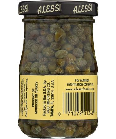 Alessi Capers in Balsamic Vinegar - 3.5 oz | Gourmet Flavor for Your Dishes - Buy Online on GoSupps.com