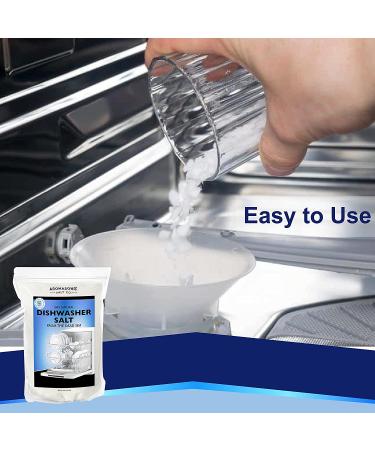 Aromasong Dishwasher Salt - Natural Water Softener for Cleaner Dishes - 5lb Pack - Buy Online on GoSupps.com