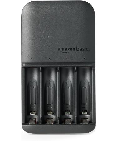 Amazon Basics NiMh Rechargeable Batteries & Charger Set - 4 AA & 4 AAA 8 Count | International Shipping Available - Buy Online on GoSupps.com