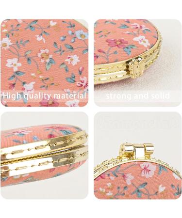 Framendino Retro Floral Pocket Mirror 4 Pack - Vintage Flowers Makeup Compact Mirrors for Women and Girls - Buy Online on GoSupps.com
